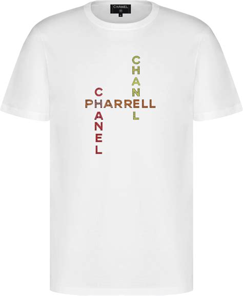 chanel x pharrell white 2019|tee shirt Chanel pharrell.